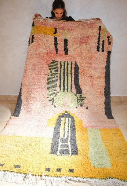 AZIZA | Boujaad Rug | 100% wool handmade in Morocco - OunizZ