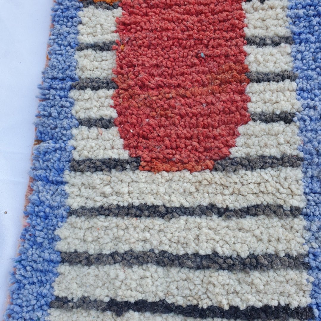 Babalia | MOROCCAN RUG BOUJAD | Moroccan Berber Rug | Colorful Rug Moroccan Carpet | Authentic Handmade Berber Living room Rugs | 13'19x9'64 Ft | 402x294 cm - OunizZ