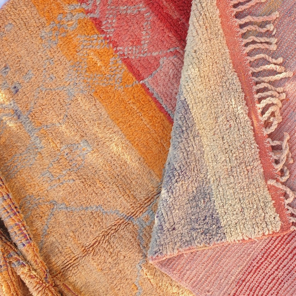 BAHT | 9x5 Ft | 2,8x1,6 m | Moroccan Colorful Rug | 100% wool handmade - OunizZ