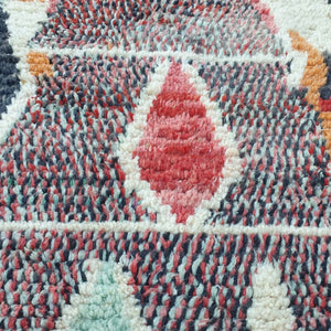 Bakhra | MOROCCAN RUG BOUJAD | Moroccan Berber Rug | Colorful Rug Moroccan Carpet | Authentic Handmade Berber Living room Rugs | 12'76x9'81 Ft | 389x299 cm - OunizZ