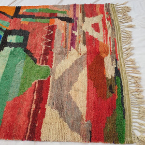 Balana - MOROCCAN RUG BOUJAAD | Moroccan Berber Rug | Colorful Rug Moroccan Carpet | Authentic Handmade Berber Bedroom Rugs | 10x6'56 Ft | 306x200 cm - OunizZ