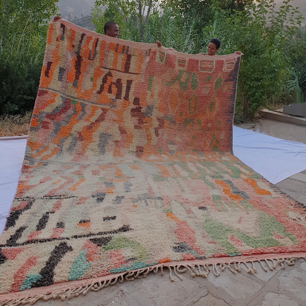 BALIAA | Boujaad Rug 12'8x9'5 Ft 4x3 M | 100% wool handmade in Morocco - OunizZ