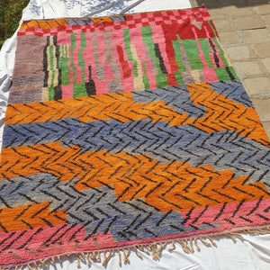 BARAGAZAN | Boujaad Rug 12'8x9'5 Ft 4x3 M | 100% wool handmade in Morocco - OunizZ