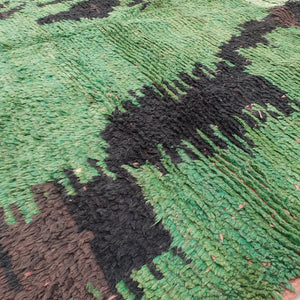 Barara - MOROCCAN RUG BOUJAAD | Moroccan Berber Rug | Colorful Rug Moroccan Carpet | Authentic Handmade Berber Bedroom Rugs | 9'90x6'73 Ft | 302x205 cm - OunizZ