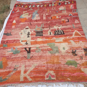 BARBA | Boujaad Rug 13'1x9'7 Ft 4x3 M | 100% wool handmade in Morocco - OunizZ