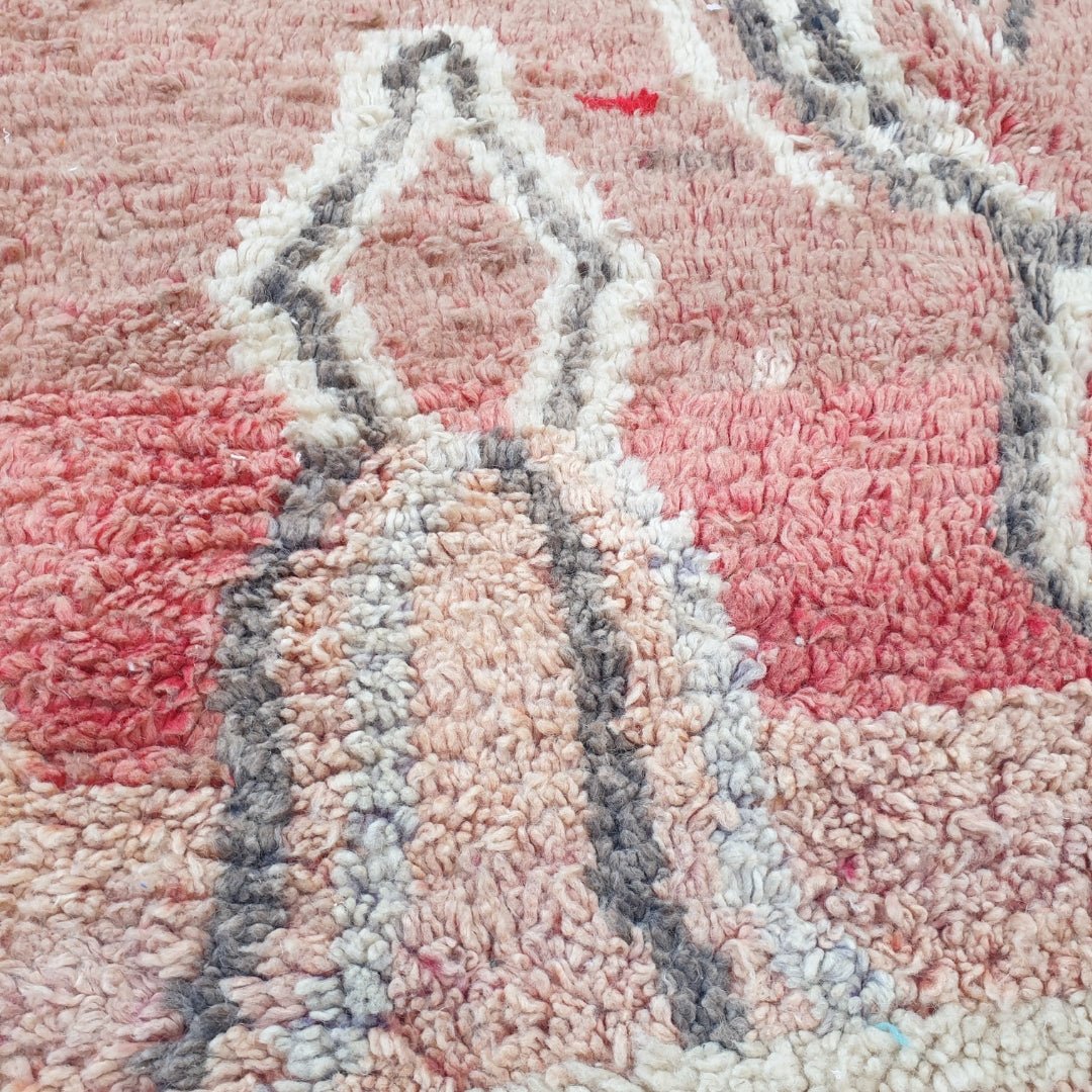 Basil - MOROCCAN RUG BOUJAD | Moroccan Berber Rug | Colorful Rug Moroccan Carpet | Authentic Handmade Berber Bedroom Rugs | 9'38x6'23 Ft | 286x190 cm - OunizZ