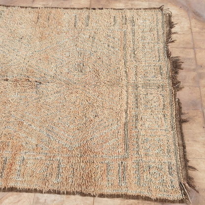 BAYAM | 9'5x5'8 Ft | 2,9x1,8 m | Moroccan VINTAGE Colorful Rug | 100% wool handmade - OunizZ