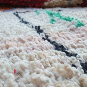 BAYDA | 9x5 Ft | 2,7x1,5 m | Moroccan Colorful Rug | 100% wool handmade - OunizZ