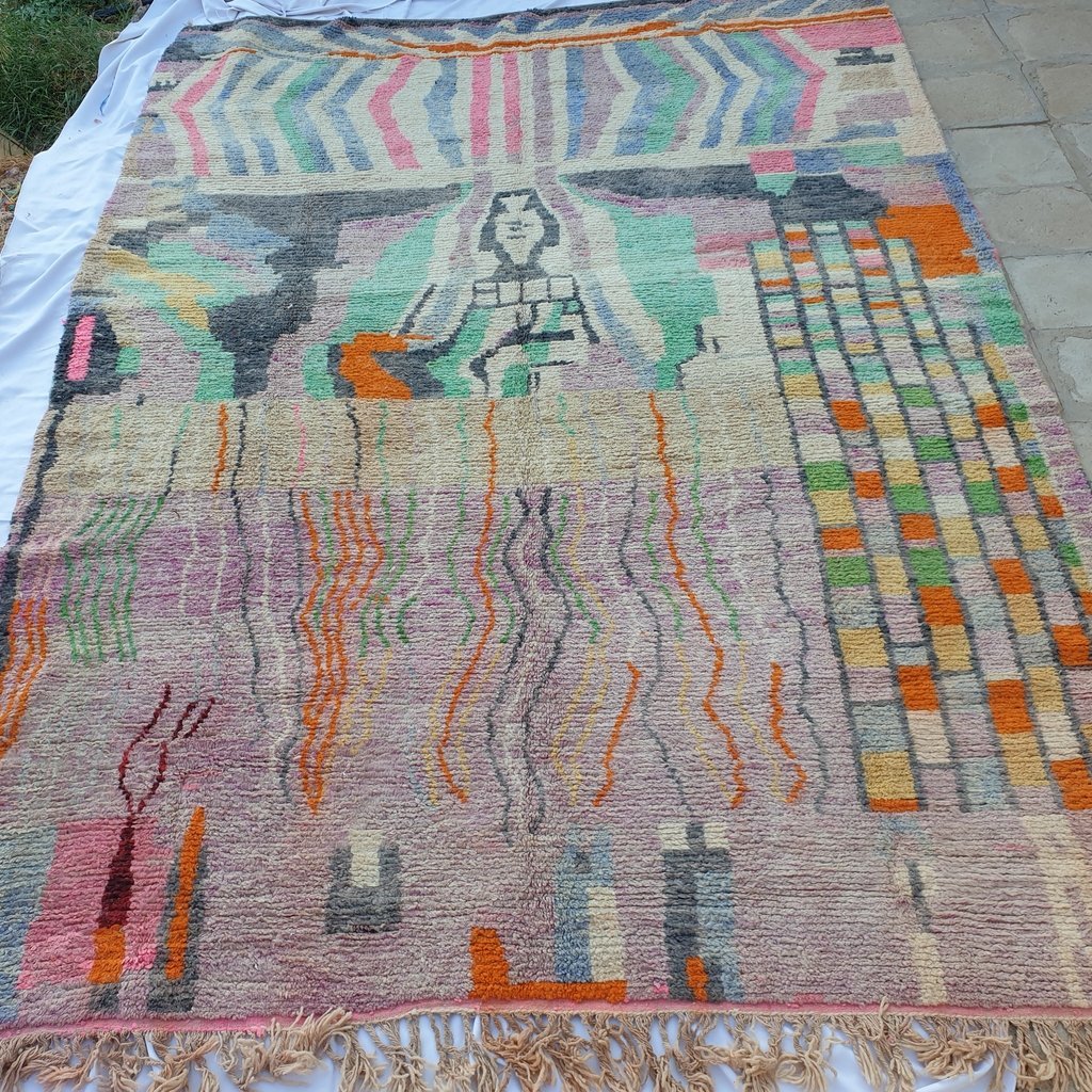 BAYNO | Boujaad Rug 10x13'3 Ft | 4x3 m | 100% wool handmade in Morocco - OunizZ