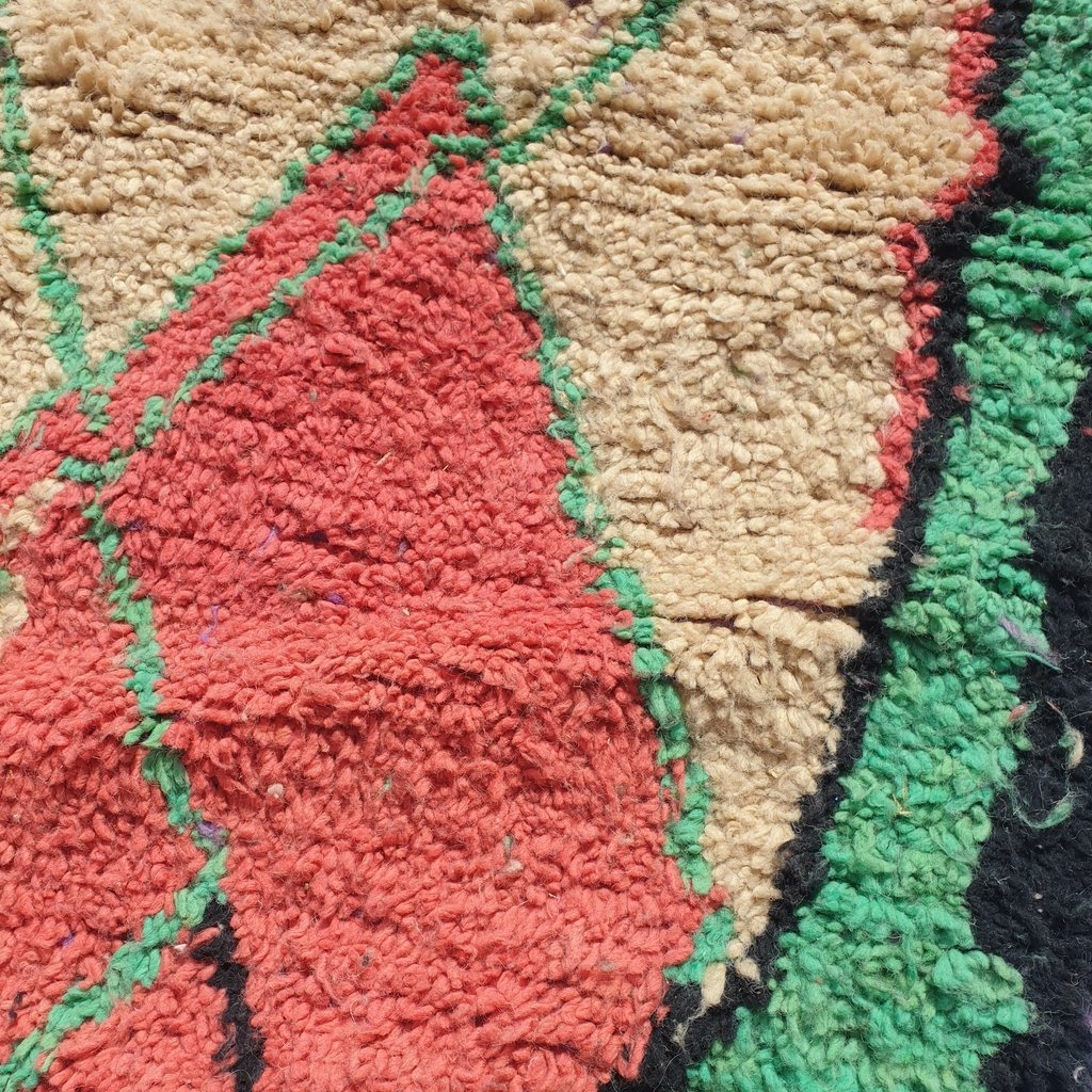 BAZINA | 10x6'5 Ft | 3x2 m | Moroccan Colorful Rug | 100% wool handmade - OunizZ