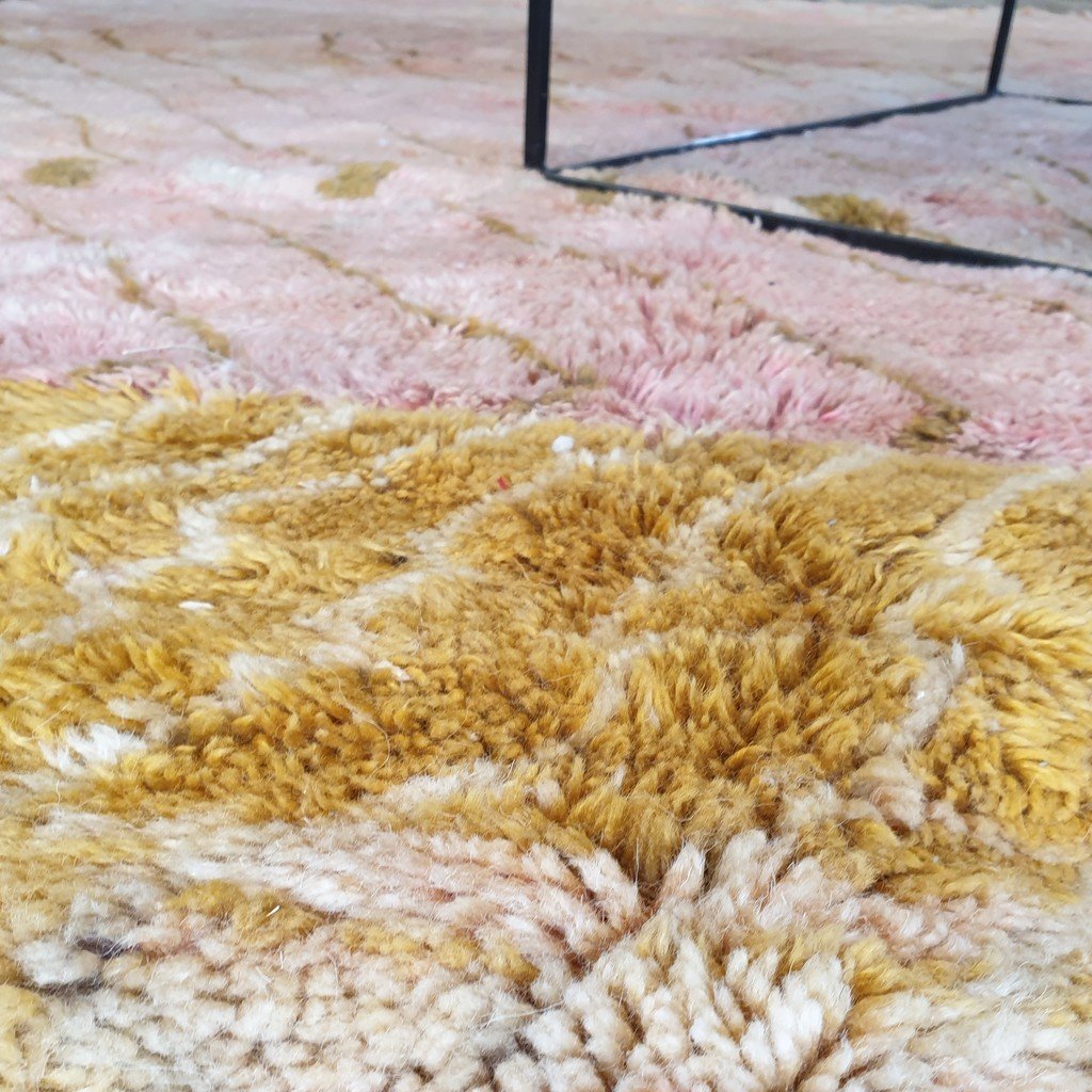 BELADA | 12'8x9'8 Ft | 390x300 cm | Moroccan Beni Mrirt Rug | 100% wool handmade - OunizZ