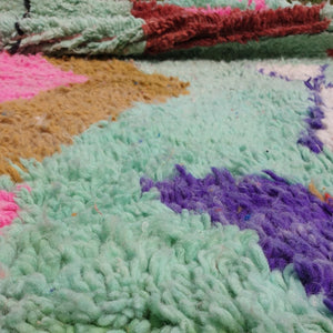 BELLARJ | 8x5 Ft | 2,5x1,5 m | Moroccan Colorful Rug | 100% wool handmade - OunizZ