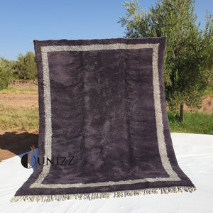 Benia | Moroccan Beni Mrirt rug Ultra Soft & Thick | 10x7'77 Ft | 306x237 cm | Moroccan Colorful Beni Mrirt Rug | 100% wool handmade - OunizZ