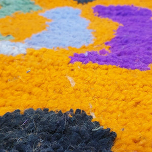 BERIN Runner | 9'6x2'7 Ft | 2,93x0,83 m | Moroccan Colorful Rug | 100% wool handmade - OunizZ