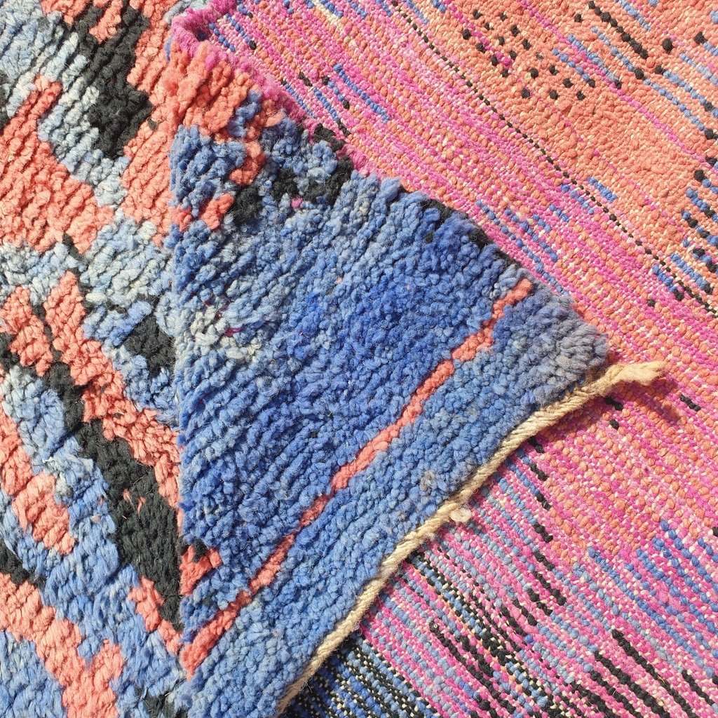 BEZUZ | 9'5x6'5 Ft | 3x2 m | Moroccan Colorful Rug | 100% wool handmade - OunizZ