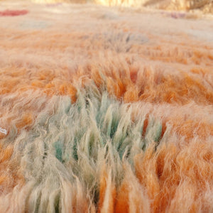 BHITA | 9x5 Ft | 2,8x1,6 m | Moroccan Colorful Rug | 100% wool handmade - OunizZ