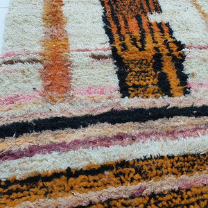 BIFY Runner | 16x3 Ft | 5x0,90 m | Moroccan Colorful Rug | 100% wool handmade - OunizZ