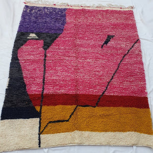 BLANKA | 8'8x6'9 Ft | 2,67x2,10 m | Moroccan Beni Ourain Rug | 100% wool handmade - OunizZ