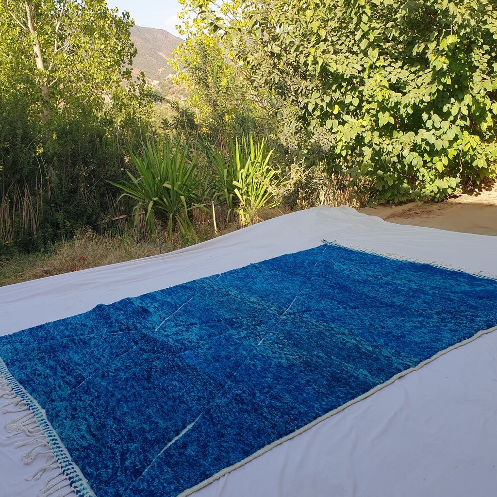 Blayna | Moroccan Rug Beni Ourain | 9'68x6'79 Ft | 295x207 cm | 100% wool handmade - OunizZ