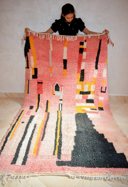 BOKTI | Boujaad Rug | 100% wool handmade in Morocco - OunizZ