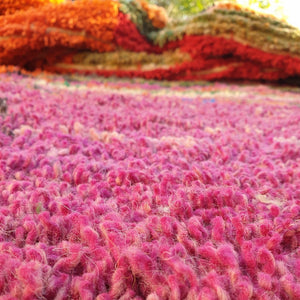 BROKA | 10x7 Ft | 3x2,2 m | Moroccan Colorful Rug | 100% wool handmade - OunizZ