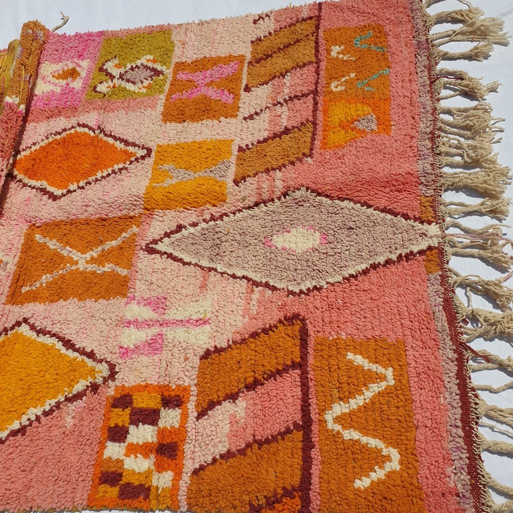 BUGARMAN | 8x5 Ft | 2,5x1,5 m | Moroccan Colorful Rug | 100% wool handmade - OunizZ