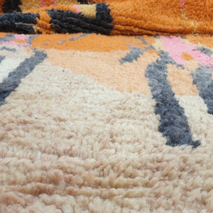 BYBANO | 9'4x6'5 Ft | 287x197 cm | Moroccan Colorful Rug | 100% wool handmade - OunizZ