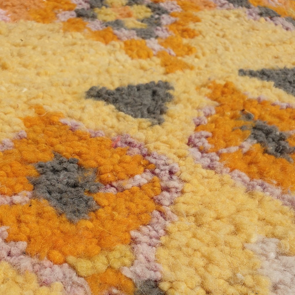 CHNAFA | 8'5x5'5 Ft | 2,5x1,5 m | Moroccan Colorful Rug | 100% wool handmade - OunizZ