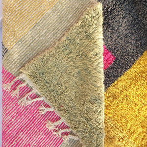 CHNIFA | 5x8 Ft | 2,5x1,5 m | Moroccan Beni Ourain Rug | 100% wool handmade - OunizZ