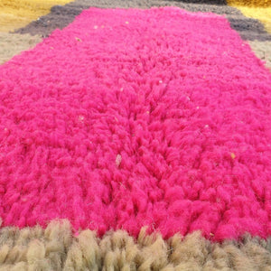 CHNIFA | 5x8 Ft | 2,5x1,5 m | Moroccan Beni Ourain Rug | 100% wool handmade - OunizZ