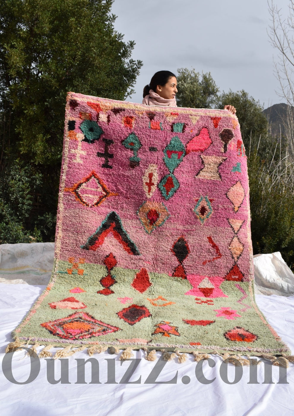 COLCHI | Boujaad Rug | 100% wool handmade in Morocco – OunizZ