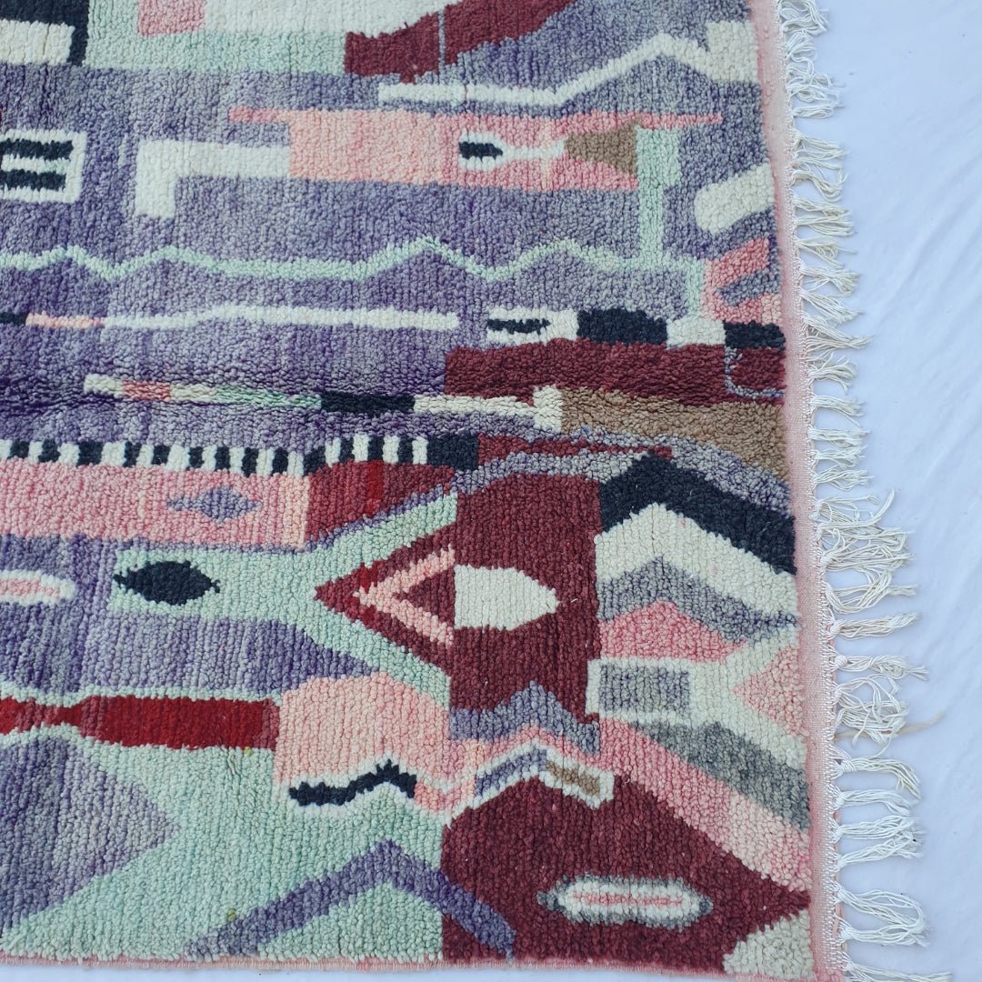 Crespy - Moroccan Rug Boujaad | Colorful Authentic Berber Handmade Bedroom Rug | 8'79x5'02 Ft | 2,68x1,53 m - OunizZ