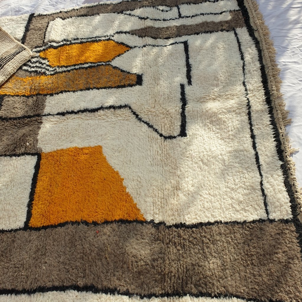 Customized ARNABA | 2,55x2,55 m | Moroccan Beni Ourain Rug | 100% wool handmade - OunizZ