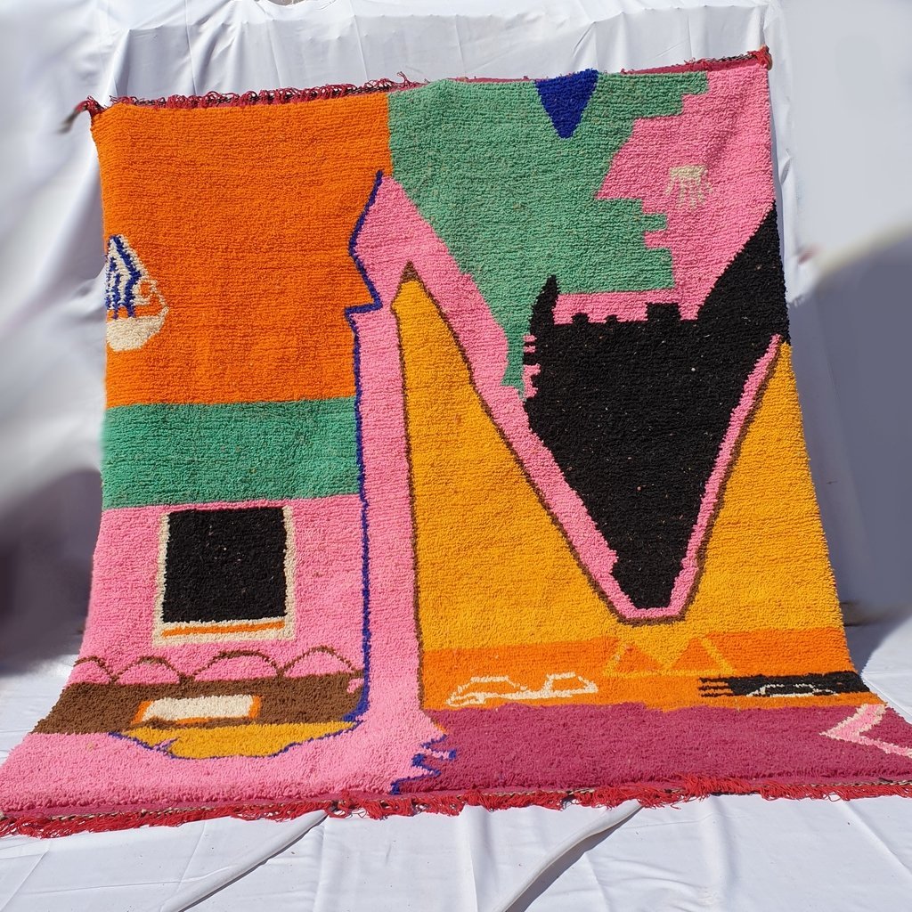 CUSTOMIZED ARO | Boujaad Rug | 100% wool handmade in Morocco - OunizZ