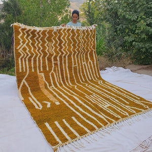 Customized Assyla | Moroccan Rug Beni Ourain | 300x200 cm | 100% wool handmade - OunizZ