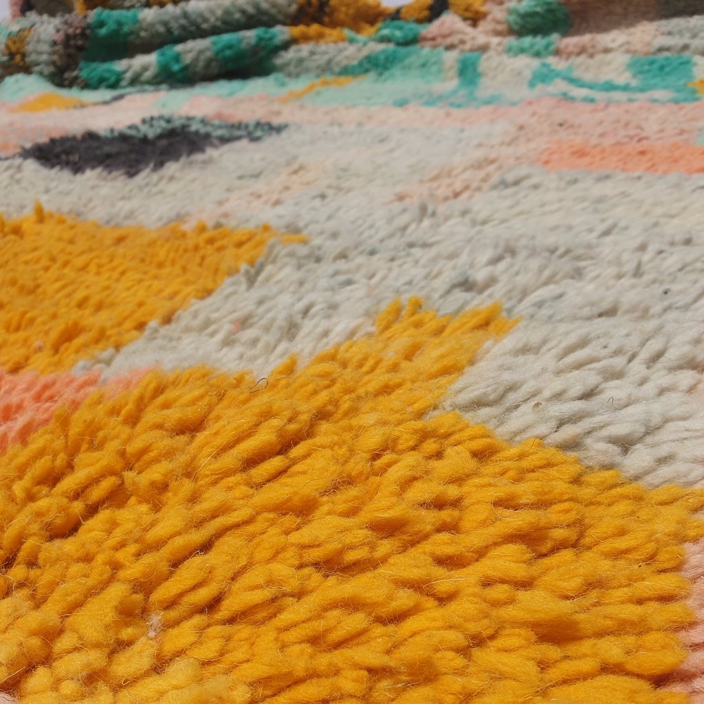 CUSTOMIZED GRANA | 3,16x2,4 m | Moroccan Colorful Rug | 100% wool handmade - OunizZ