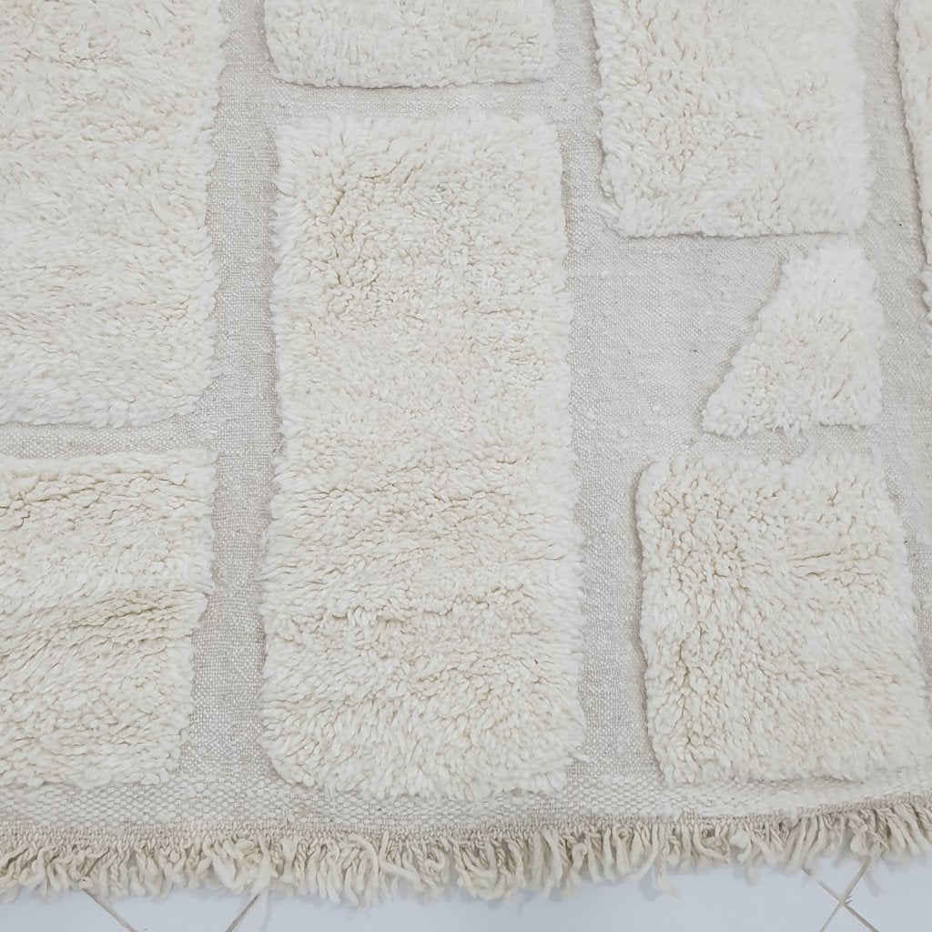 Customized HALIB | 12' x 8' Ft | 3.5x2.5 m | Moroccan Beni Ourain Rug | 100% wool handmade - OunizZ