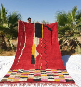 Customized HAMRA | 3x2 m | Moroccan Colorful Rug | 100% wool handmade - OunizZ