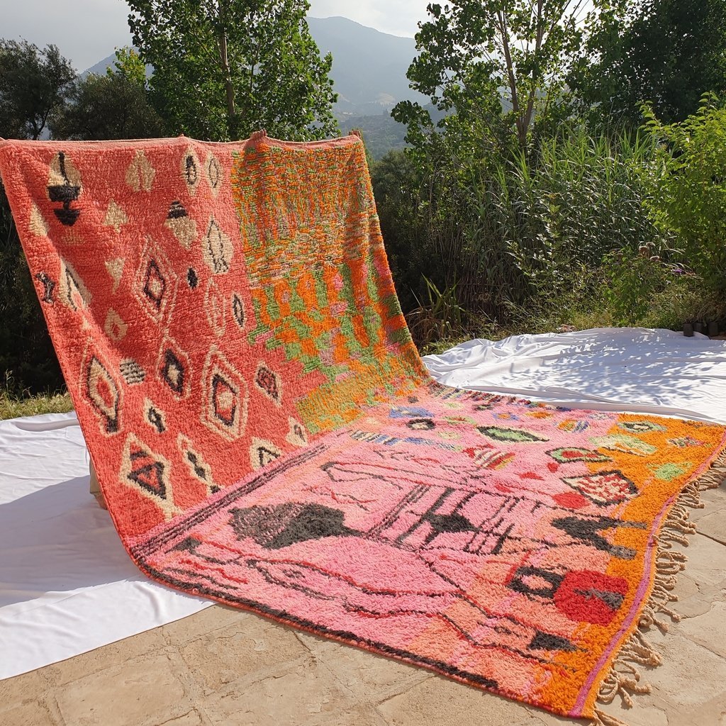 Customized IDIR | Boujaad Rug 16x12 Ft | 100% wool handmade in Morocco - OunizZ