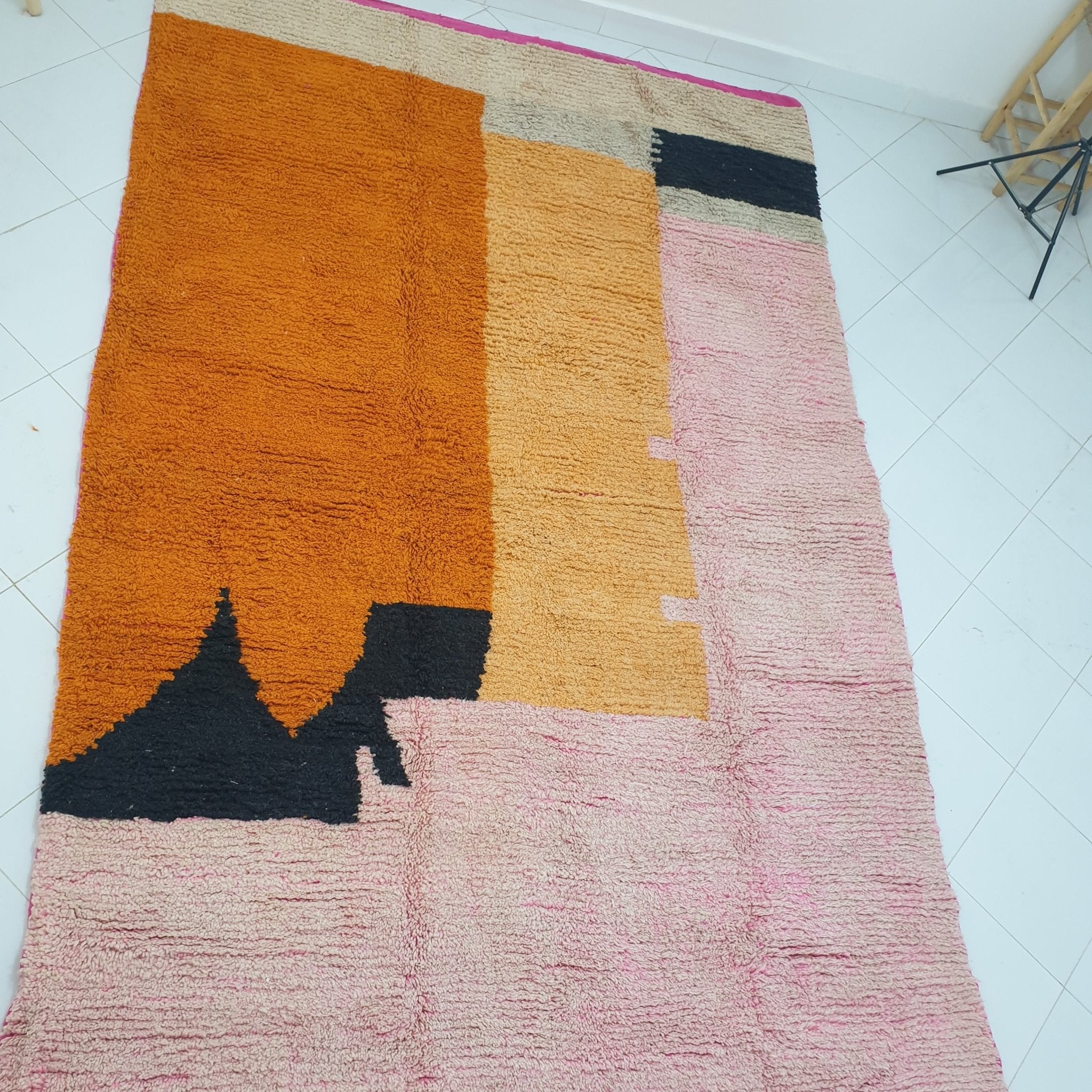 Customized IDOUH | 11'5x7 ft | Moroccan Colorful Rug | 100% wool handmade - OunizZ