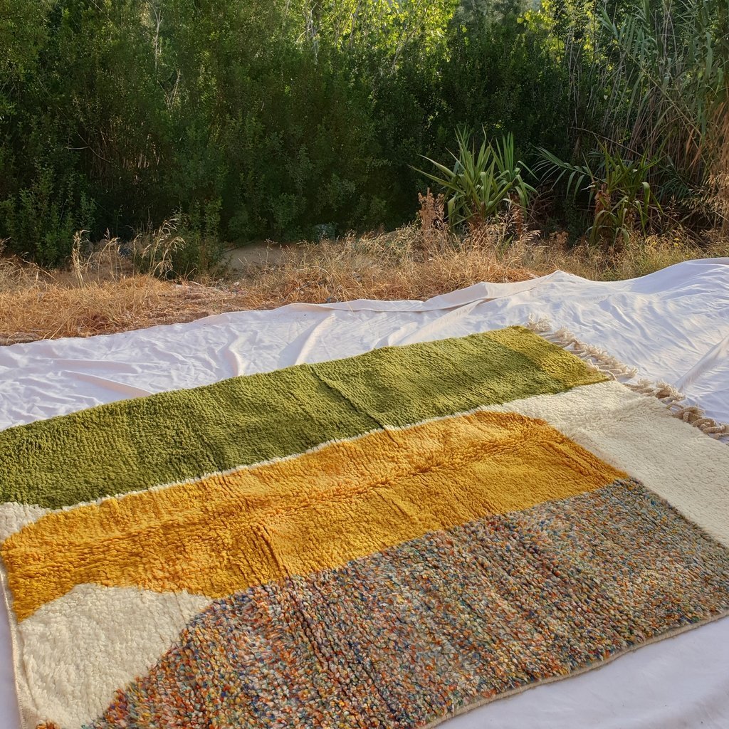 Customized KERDY | 2,8x2,3 m | Moroccan Beni Ourain Rug | 100% wool handmade - OunizZ