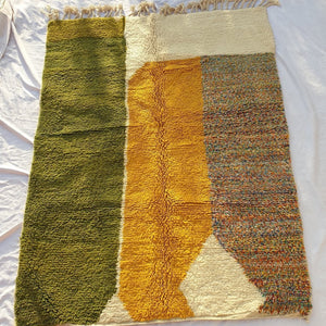 Customized KERDY | 2,8x2,3 m | Moroccan Beni Ourain Rug | 100% wool handmade - OunizZ
