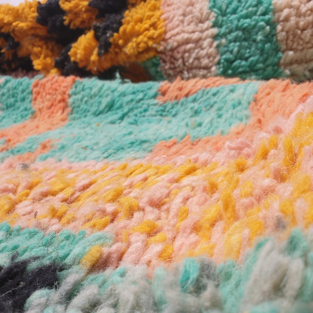 CUSTOMIZED SIMIGRANA | 2x3 m | Moroccan Colorful Rug | 100% wool handmade - OunizZ