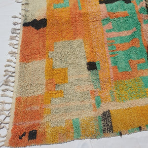 CUSTOMIZED SIMIGRANA | 9'3x8' Ft | 2,83x2,43 m | Moroccan Colorful Rug | 100% wool handmade - OunizZ