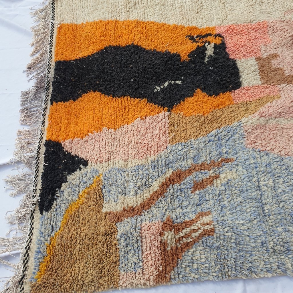 Customized SIMISOUDA | 9'6x6'3 Ft | 3x2 m | Moroccan Colorful Rug | 100% wool handmade - OunizZ