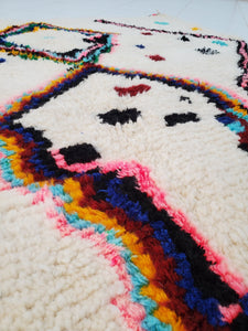 Customized THINHINAN | Azilal Rug | 100% wool handmade in Morocco - OunizZ