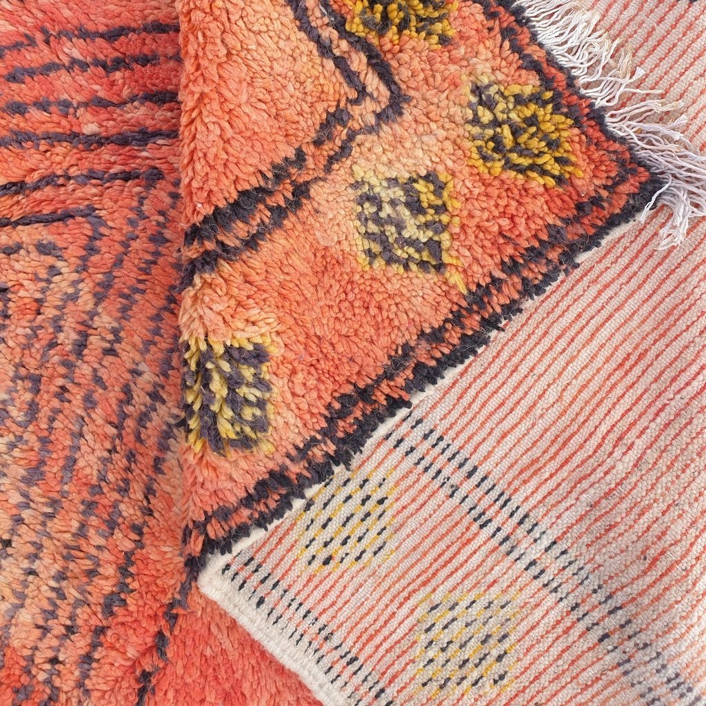 CUSTOMIZED WARDA | 11x7 Ft | Moroccan Vintage style Rug | 100% wool handmade - OunizZ