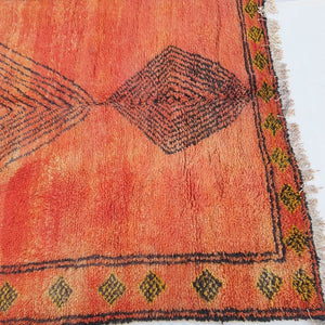 CUSTOMIZED WARDA | 11x7 Ft | Moroccan Vintage style Rug | 100% wool handmade - OunizZ