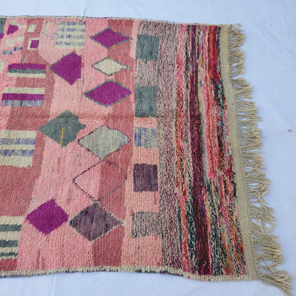 Dabilla - Moroccan Rug Boujaad | Colorful Authentic Berber Handmade Bedroom Rug | 9'28x5'48 Ft | 2,83x1,67 m - OunizZ