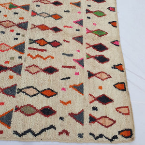 Damra - MOROCCAN BOUJAAD RUG | Berber Colorful Area Rug for living room Handmade Authentic Wool | 9'2x6'6 Ft | 281x201 cm - OunizZ